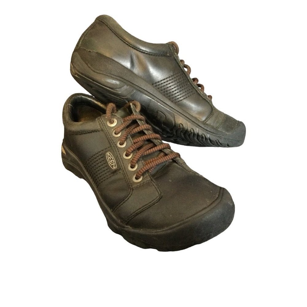 Keen Mens 1007722 Austin Leather Casual Walking Shoes Lace Up Size 9.5